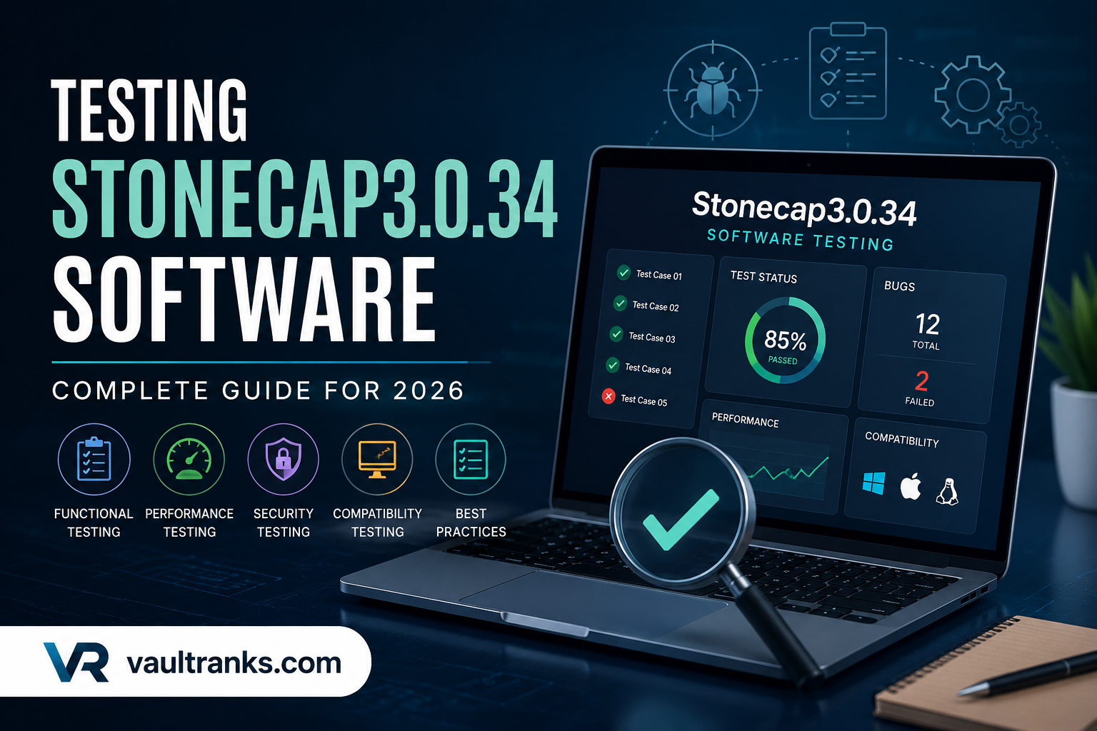 Testing Stonecap3.0.34 Software